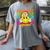 Field Trip Squad Groovy Field Day Smile Face Teacher Tie Dye Women's Comfort Colors T-Shirt Gray Field Trip Squad Groovy Field Day Smile Face Teacher Tie Dye Women's Comfort Colors T-Shirt Gray