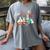 Floral Beakers Chemistry Lab Teacher Women's Comfort Colors T-Shirt Gray