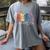 Floral Books Never Underestimate A Public School Teacher Women's Comfort Colors T-Shirt Gray