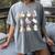 Ghost Book Reading Halloween Books Lover Teacher Kids Women's Comfort Colors T-Shirt Gray
