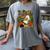Ghost Library Reading Books Halloween Librarian Teacher Women's Comfort Colors T-Shirt Gray