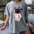 Girls I Heart Mom Love Mama Boston Terrier Dog Lover Women's Comfort Colors T-Shirt Gray