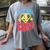 Grade 4 Super Squad Superhero Teacher Team Women's Comfort Colors T-Shirt Gray