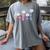 Grammar Teacher Wait What Stop It I Agree Humor Women's Comfort Colors T-Shirt Gray