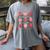 Groovy Kindergarten Is My Jam Strawberry Kinder Team Teacher Women's Comfort Colors T-Shirt Gray