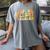 Groovy I Speak Fluent Toddler Daycare Provider Teacher Women's Comfort Colors T-Shirt Gray