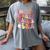 Groovy In My Spooky Teacher Era Halloween Party Boo Women's Comfort Colors T-Shirt Gray