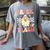 Groovy Teacher Halloween Retro Trick Or Teach Floral Ghost Women's Comfort Colors T-Shirt Gray Groovy Teacher Halloween Retro Trick Or Teach Floral Ghost Women's Comfort Colors T-Shirt Gray