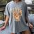 Halloween Costume Skull Boston Terrier Dog Lover For Men Women Kids Women's Comfort Colors T-Shirt Gray