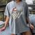 Halloween Math Teacher Skeleton Six Seven Meme Brainrot Women's Comfort Colors T-Shirt Gray
