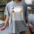 Halloween Teacher Composition Book Notebook Matching Group Women's Comfort Colors T-Shirt Gray