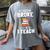 Halloween Teacher Tee My Broom Broke So Now I Teach Women's Comfort Colors T-Shirt Gray