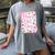 Happy Dot Day Bow Coquette For Teacher Girls Women's Comfort Colors T-Shirt Gray