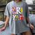 Happy Fri-Yay Teacher Back To School Friday Lovers Women's Comfort Colors T-Shirt Gray Happy Fri-Yay Teacher Back To School Friday Lovers Women's Comfort Colors T-Shirt Gray