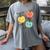 Happy To See Your Face Teacher Apple Women's Comfort Colors T-Shirt Gray Happy To See Your Face Teacher Apple Women's Comfort Colors T-Shirt Gray