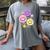 Happy To See Your Face Teacher Flower Back To School Women's Comfort Colors T-Shirt Gray