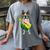 Hawaiian Boston Terrier Dog Pineapple Ukulele Summer For Men Women Girls Kids Women's Comfort Colors T-Shirt Gray
