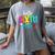 Hello Sixth Grade Cute Back To School 6th Grade Teacher Kids Women's Comfort Colors T-Shirt Gray