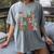 In My Holly Xmas Jolly Teacher Era Teacher Vibes Christmas For Men Women Kids Women's Comfort Colors T-Shirt Gray In My Holly Xmas Jolly Teacher Era Teacher Vibes Christmas For Men Women Kids Women's Comfort Colors T-Shirt Gray