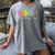 Hooray It's Library Day Teacher Reader Books Back To School Women's Comfort Colors T-Shirt Gray