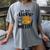 I'm Just Here To Get Messy Art Teacher Artist Painting Women's Comfort Colors T-Shirt Gray