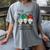 It's Fine We'Re Fine Gnome Pre-K Teacher Christmas Light For Men Women Women's Comfort Colors T-Shirt Gray