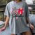 K Is For Kindergarten Teacher Coquette Bow Back To School Women's Comfort Colors T-Shirt Gray K Is For Kindergarten Teacher Coquette Bow Back To School Women's Comfort Colors T-Shirt Gray