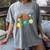 Kids Solar Systems Cute Planets Space Science Teacher School Women's Comfort Colors T-Shirt Gray