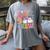 Kinder Boo Crew Kindergarten Teacher Student Halloween Women's Comfort Colors T-Shirt Gray