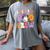 Kindergarten Boo Crew Spooky Kindergarten Halloween Teacher Women's Comfort Colors T-Shirt Gray