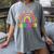 Kindergarten Rainbow Girls Boys Teacher Team Kinder Squad Women's Comfort Colors T-Shirt Gray Kindergarten Rainbow Girls Boys Teacher Team Kinder Squad Women's Comfort Colors T-Shirt Gray