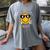 Lets Learn Today Shirt Smile Face 4K Teacher Back To School Women's Comfort Colors T-Shirt Gray