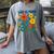 Leer Es Poder Cute Floral Boho Spanish Teacher Reading Women's Comfort Colors T-Shirt Gray Leer Es Poder Cute Floral Boho Spanish Teacher Reading Women's Comfort Colors T-Shirt Gray