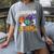 Librarian Boo Crew Teacher Student Halloween Costume Women's Comfort Colors T-Shirt Gray