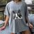Love Is Boston Terrier Bostie Women's Comfort Colors T-Shirt Gray