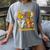 LOVE Kindergarten Pumpkin Teacher Student Halloween Costume Women's Comfort Colors T-Shirt Gray