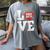 LOVE Kindergarten Teacher Student School Apple Women's Comfort Colors T-Shirt Gray LOVE Kindergarten Teacher Student School Apple Women's Comfort Colors T-Shirt Gray