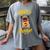 Lovely Harry Pugger Pug Women's Comfort Colors T-Shirt Gray