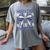 Maestra El Salvador Coquette Bow Hispanic Spanish Teacher Women's Comfort Colors T-Shirt Gray