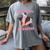 Man I Feel Like A Teacher Retro Western Country Cowgirl Women's Comfort Colors T-Shirt Gray