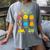 Math Cat Geometry Back To School Mathematics Teacher Women's Comfort Colors T-Shirt Gray