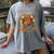 Math Turkey Teacher Thanksgiving Geometric Pi Equation Women's Comfort Colors T-Shirt Gray