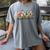 Very Merry Teacher Christmas Goose Silly Holiday Party Women's Comfort Colors T-Shirt Gray