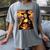 Mona Lisa Pumpkin Halloween Art Teacher Witchy Women Kids Women's Comfort Colors T-Shirt Gray Mona Lisa Pumpkin Halloween Art Teacher Witchy Women Kids Women's Comfort Colors T-Shirt Gray