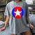 Nerdy Captain Sweatpants Retro Comic Book Fan Teacher Women's Comfort Colors T-Shirt Gray