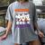 Nothing Scares Me I'm A Pre-K Teacher Halloween Ghosts Women's Comfort Colors T-Shirt Gray