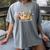 Occupational Therapy Fall Autumn Pumpkin Flower OTA Teacher Women's Comfort Colors T-Shirt Gray Occupational Therapy Fall Autumn Pumpkin Flower OTA Teacher Women's Comfort Colors T-Shirt Gray