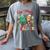 One Merry Teacher Groovy Christmas Tree Pjs Xmas Teacher Women's Comfort Colors T-Shirt Gray One Merry Teacher Groovy Christmas Tree Pjs Xmas Teacher Women's Comfort Colors T-Shirt Gray