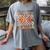 One Thankful Teacher Thanksgiving Groovy Fall Autumn Teacher Women's Comfort Colors T-Shirt Gray