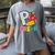 P Is For Pre-K Teacher Pencil Apple Back To School Women's Comfort Colors T-Shirt Gray